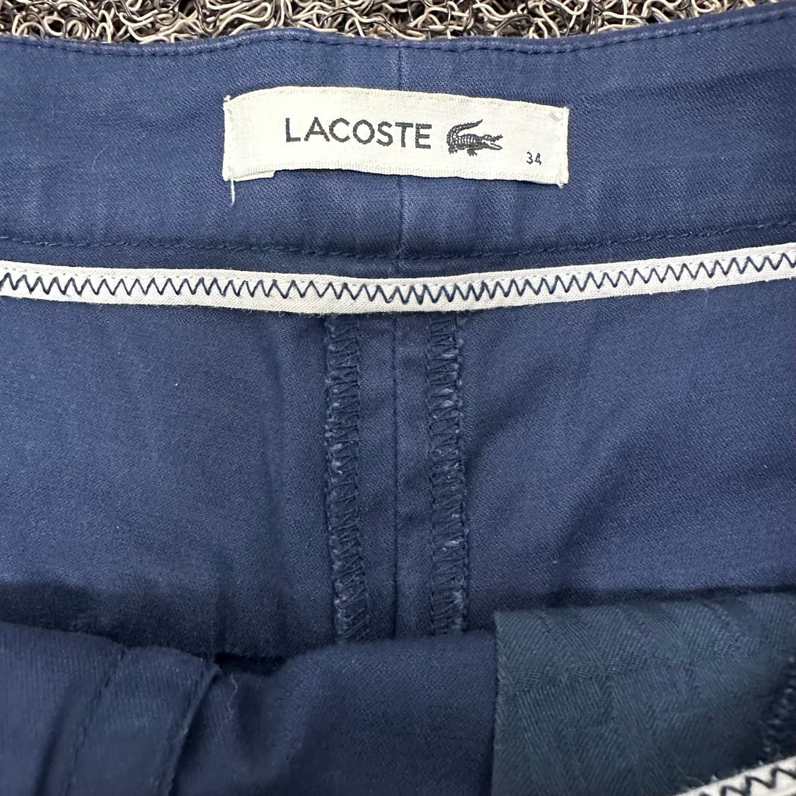 라코스테 여성 반바지 네이비 26인치 상품이미지4
