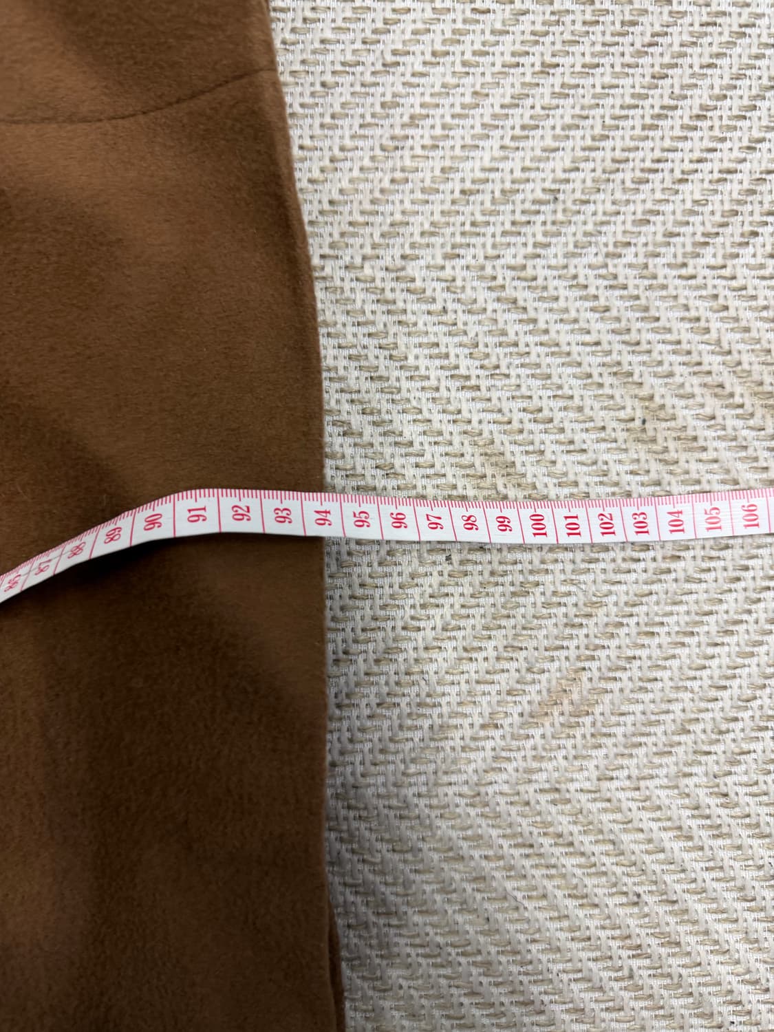 정품) 비앙카 여성 울 코트 브라운 48 상품이미지10