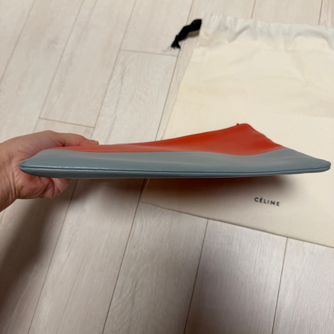 올드 셀린느 투톤 클러치 상품이미지5