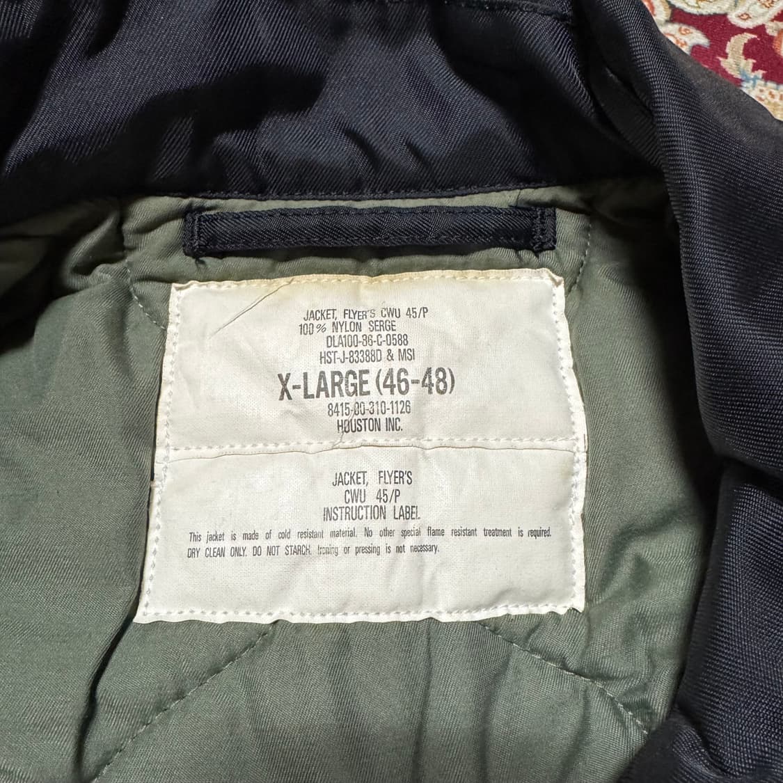 Houston CWU 45/P flight jacket 상품이미지5