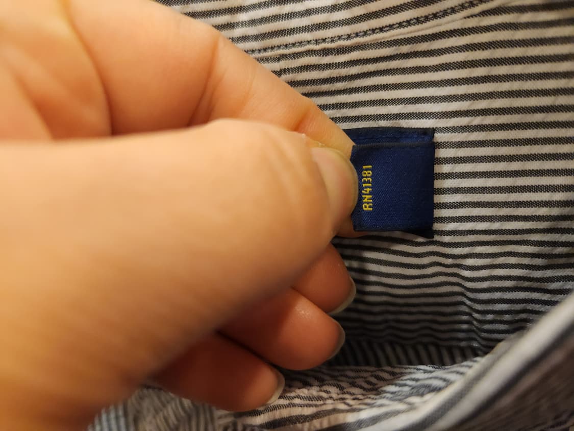 랄프로렌 스트라이프 반팔 셔츠 상품이미지3