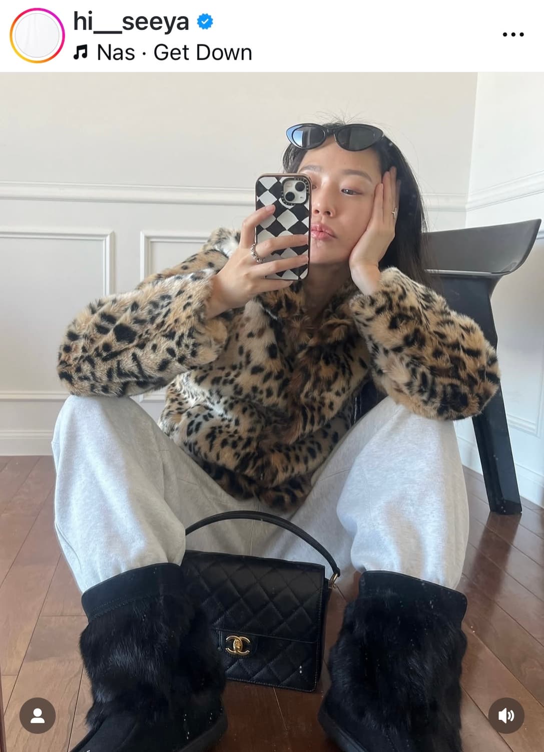 마지셔우드 레오파드 퍼자켓 택달린 새상품 팝니다 1사이즈 상품이미지1