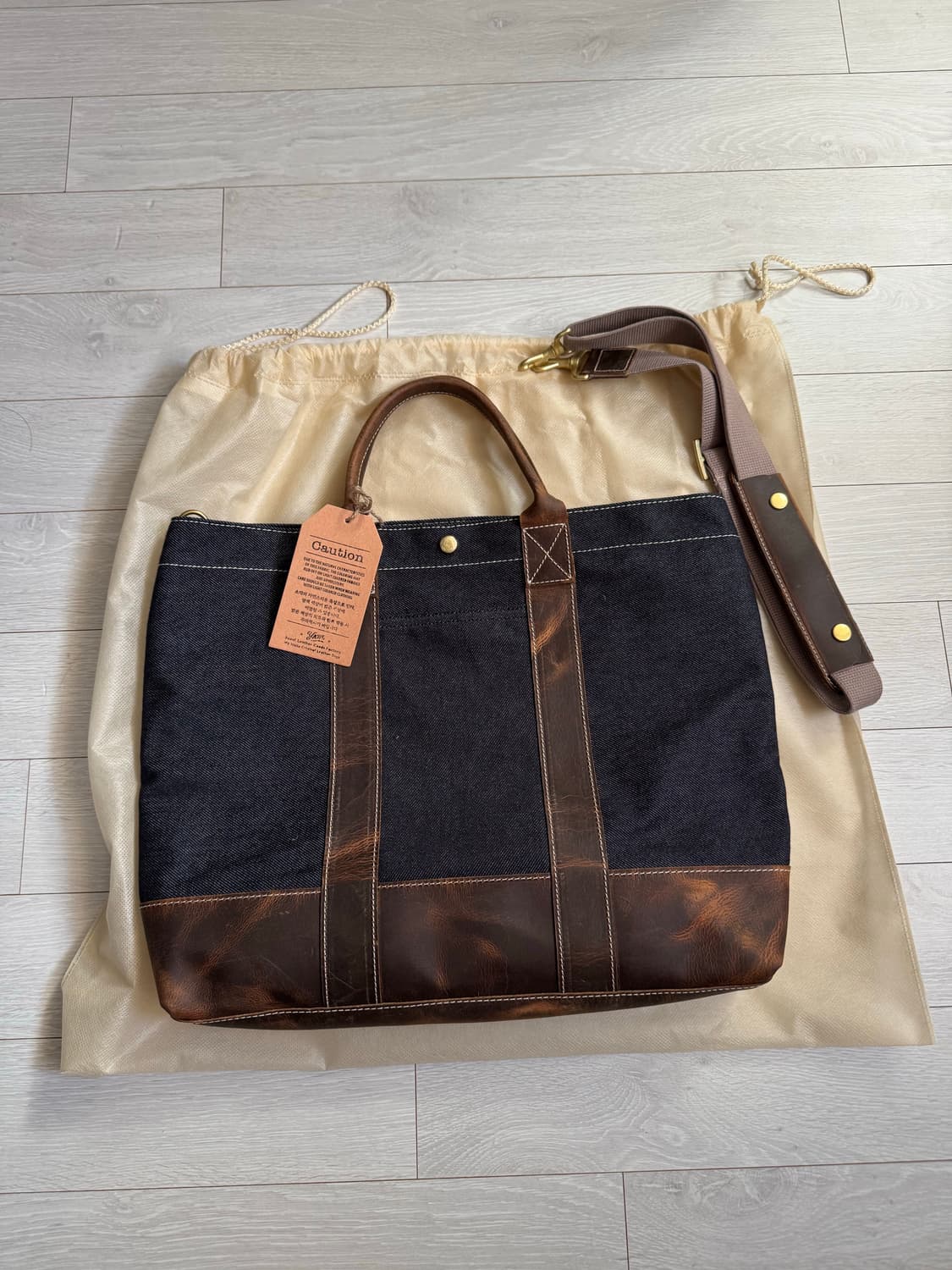 헤비츠 YAWL 데님 토트백 상품이미지1