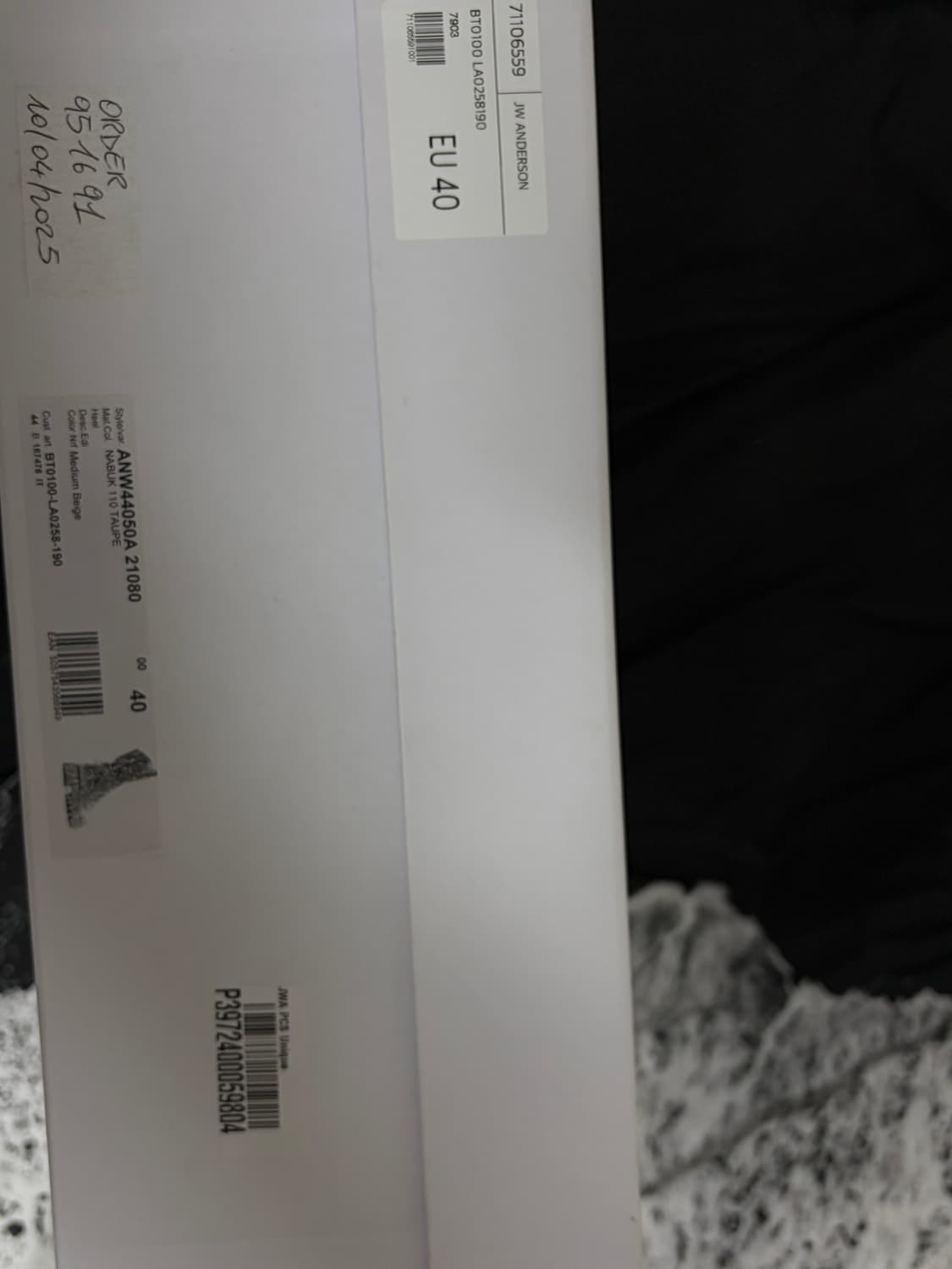 40) 25ss jw anderson combat boots 컴뱃 부츠 상품이미지3