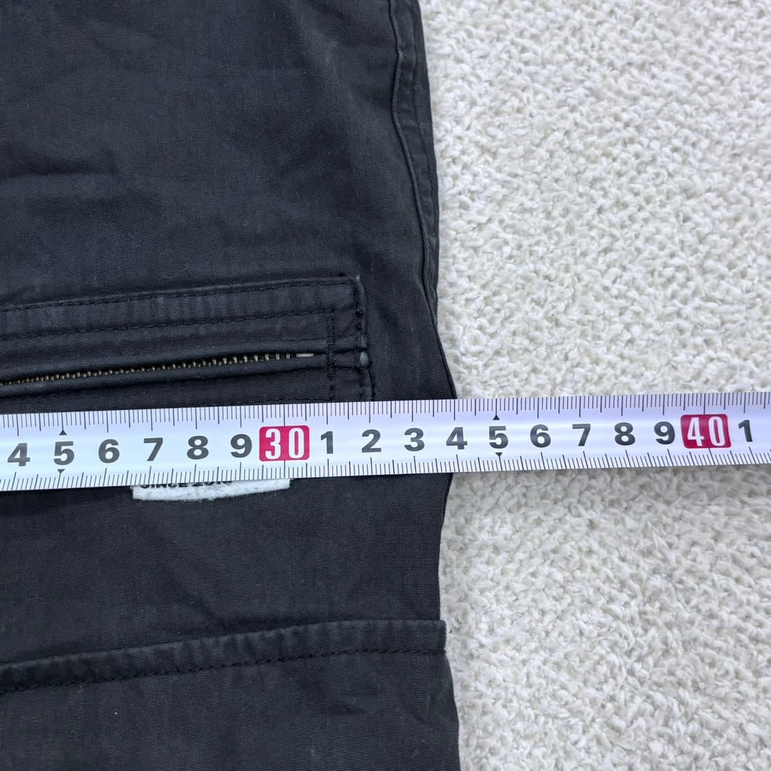 M 디스이즈네버댓 블랙 카고 팬츠 0403E 상품이미지7