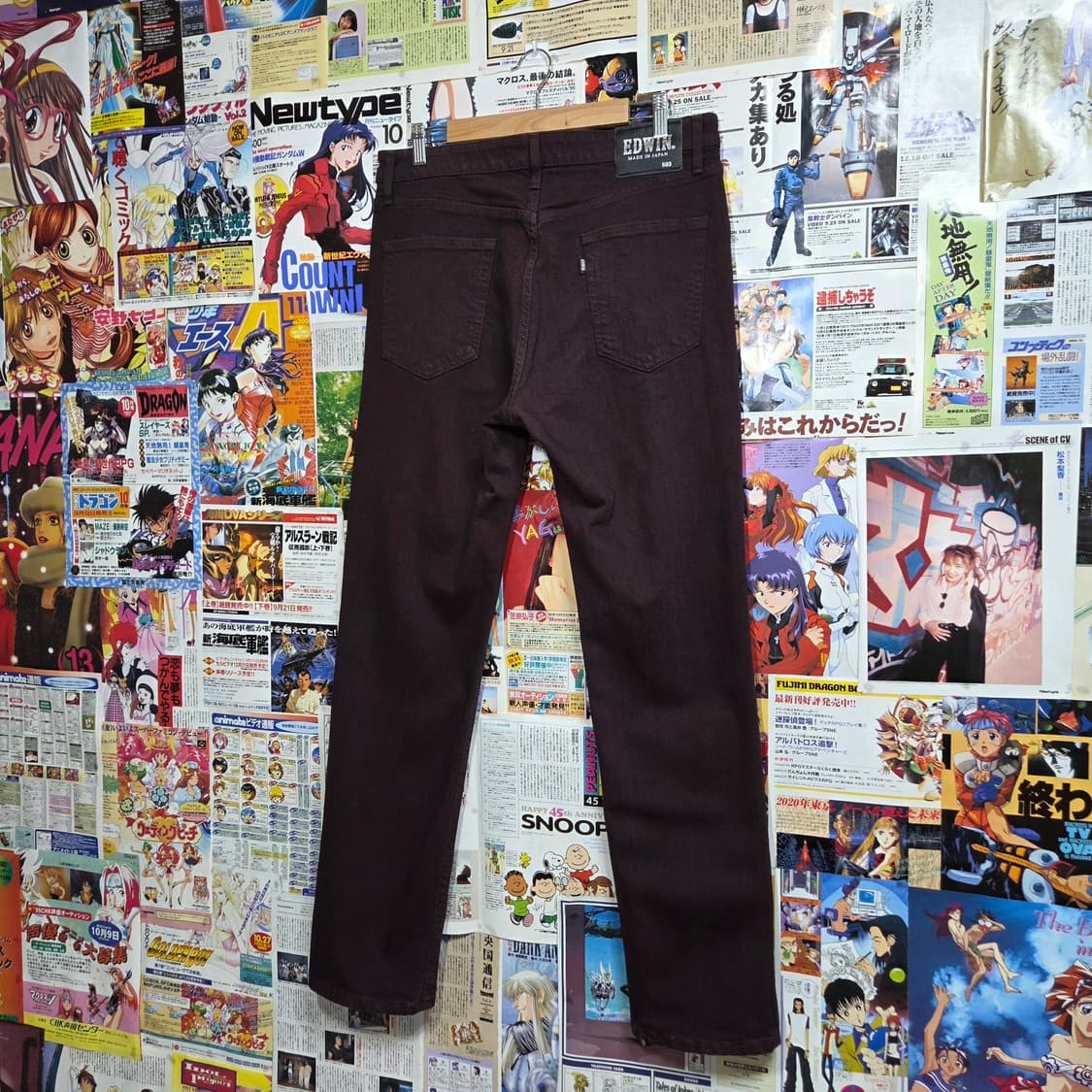 JPN 에드윈 레드 브라운 503 코튼 팬츠 상품이미지2
