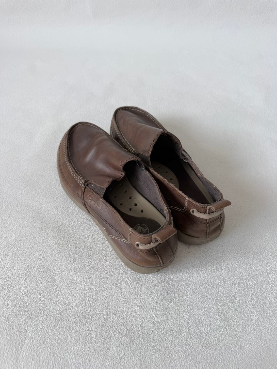 [7M]크록스(Crocs) 레더 로퍼 상품이미지5