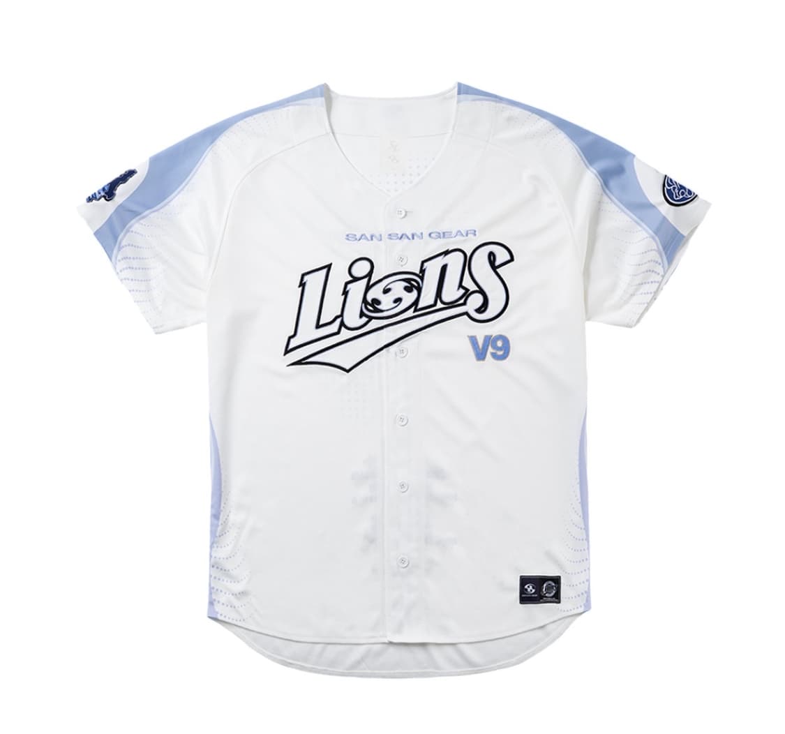 산산기어 x 삼성라이온즈 저지 화이트 상품이미지1