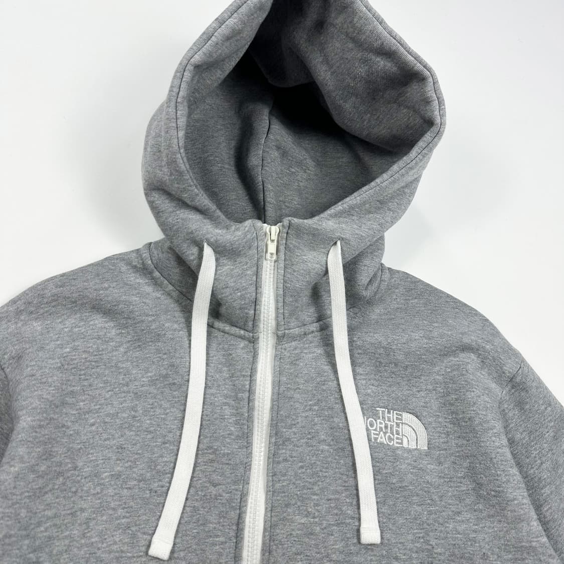 노스페이스 재팬 자수로고 풀오버 후드집업 그레이 XL 상품이미지3