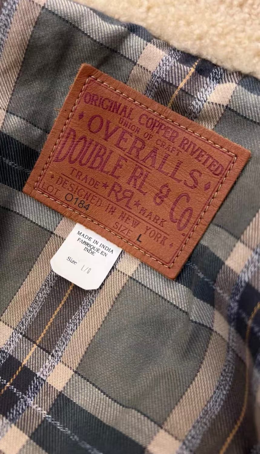 rrl 스웨이드 그리즐리 자켓 L 상품이미지5