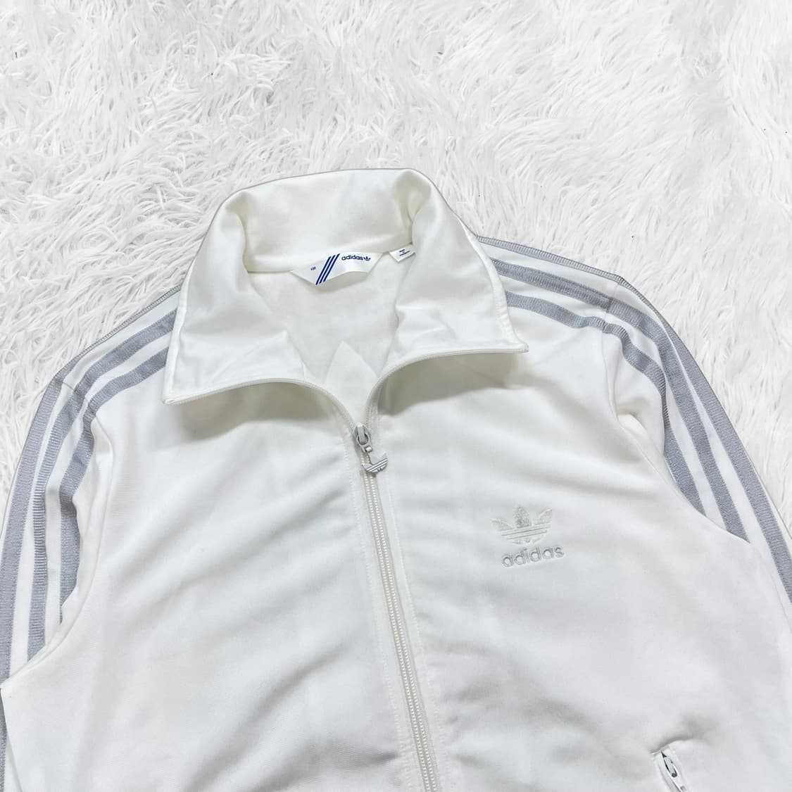 아디다스 파이어버드 트랙탑 져지 화이트 실버 상품이미지3