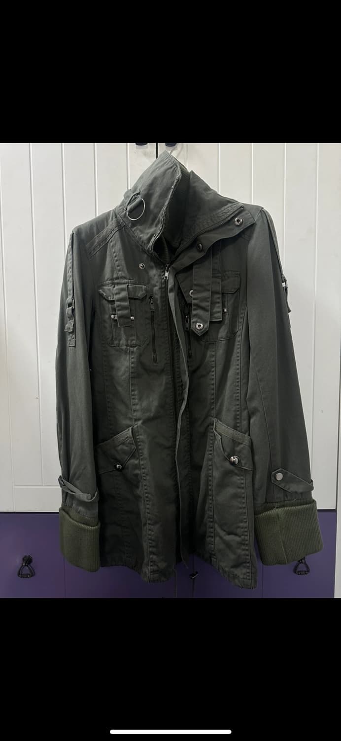 Khaki Color Military Jacket 상품이미지2
