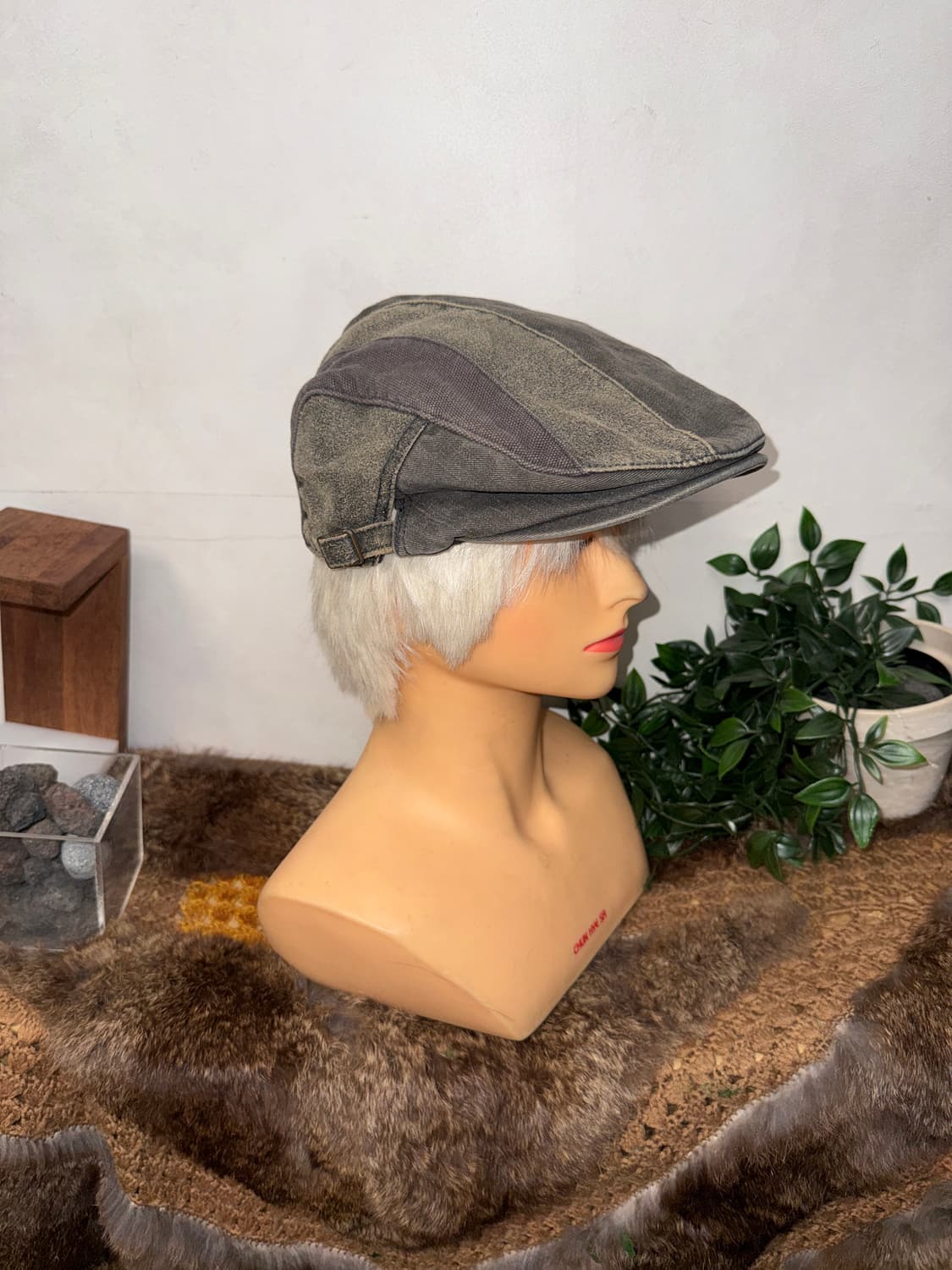 Buckaroo washing gray denim hunting cap 상품이미지4