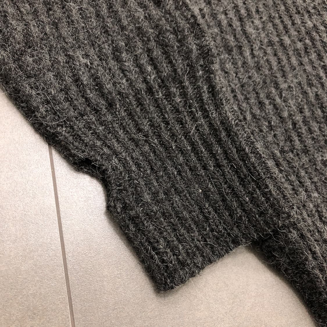 르메르 이태리 알파카 야크 집업 니트 스웨터 가디건 M 상품이미지8