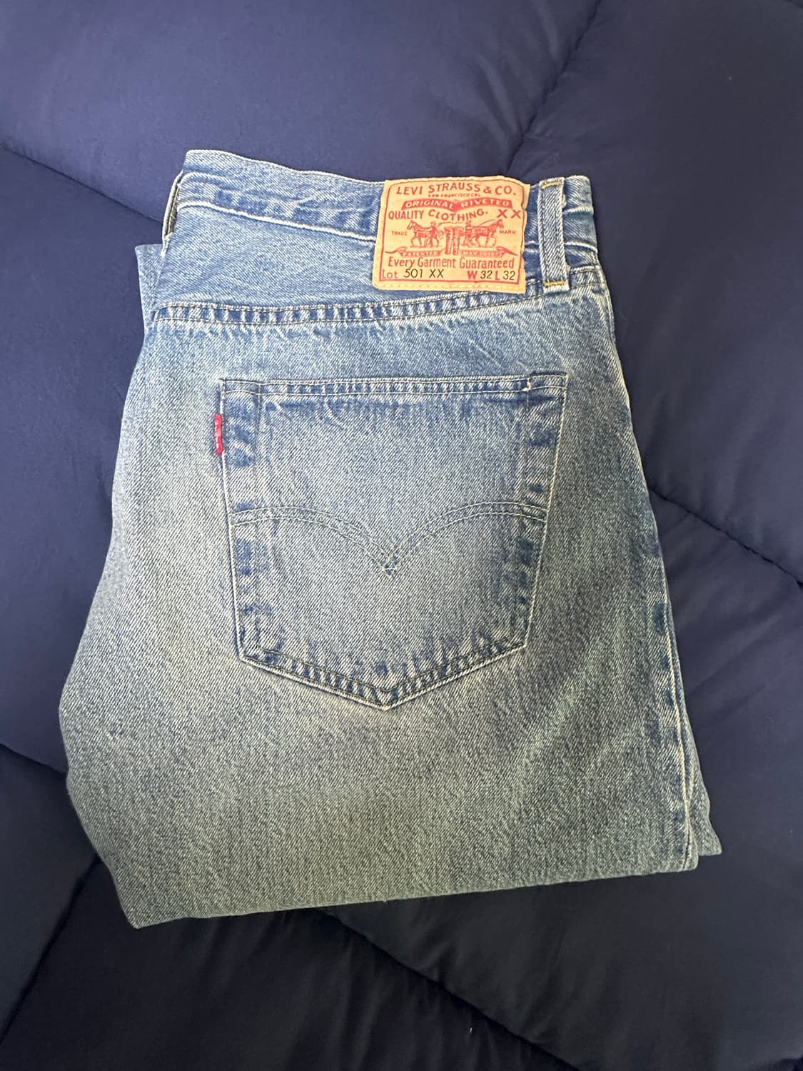 리바이스 501 LVC 1955 블랙잭 32x32 (레어) 상품이미지10