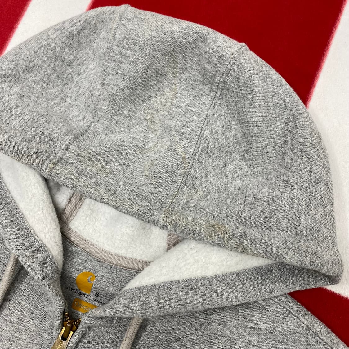 칼하트 후드집업 S 실측 M - L  상품이미지4