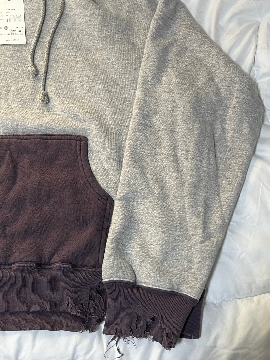 [38] 풀카운트 25aw 더블 페이스 페이딩 스웻 후드 상품이미지3