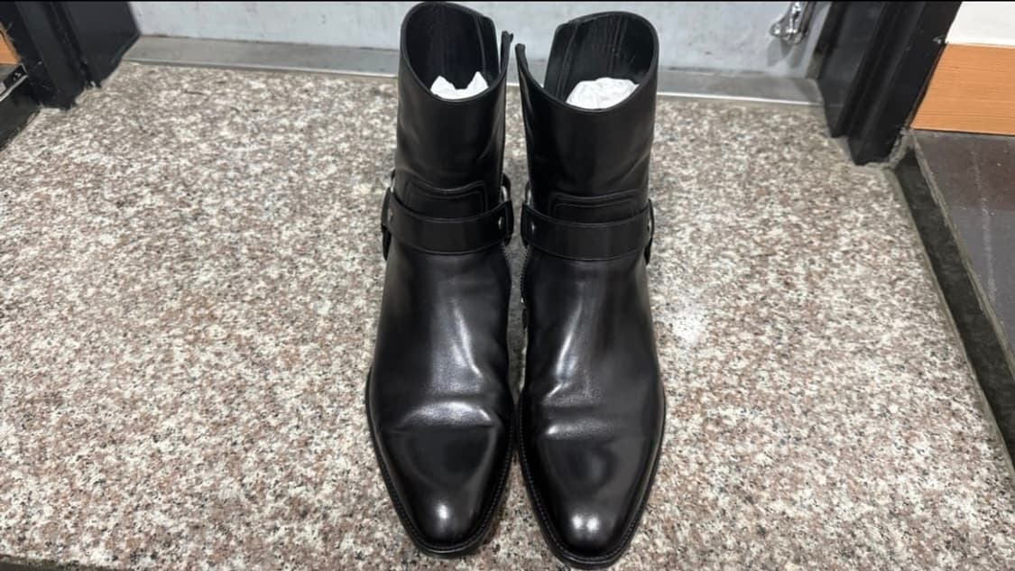 생로랑 13fw 에디슬리먼 바이시클 하네스 부츠 상품이미지6