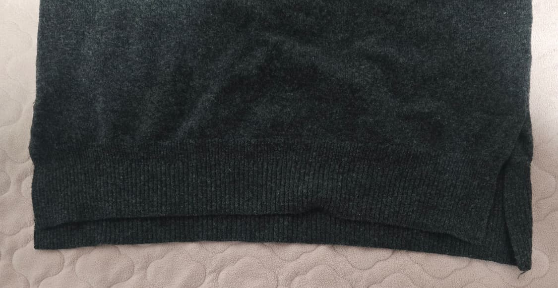 일꼬르소 캐시미어 모크넥 니트 차콜그레이 95 상품이미지5