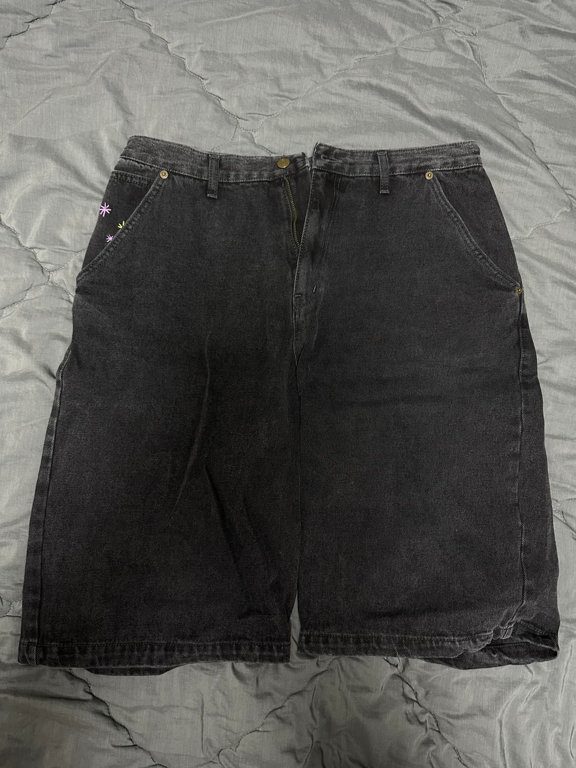 위캔더스 데님쇼츠 상품이미지1