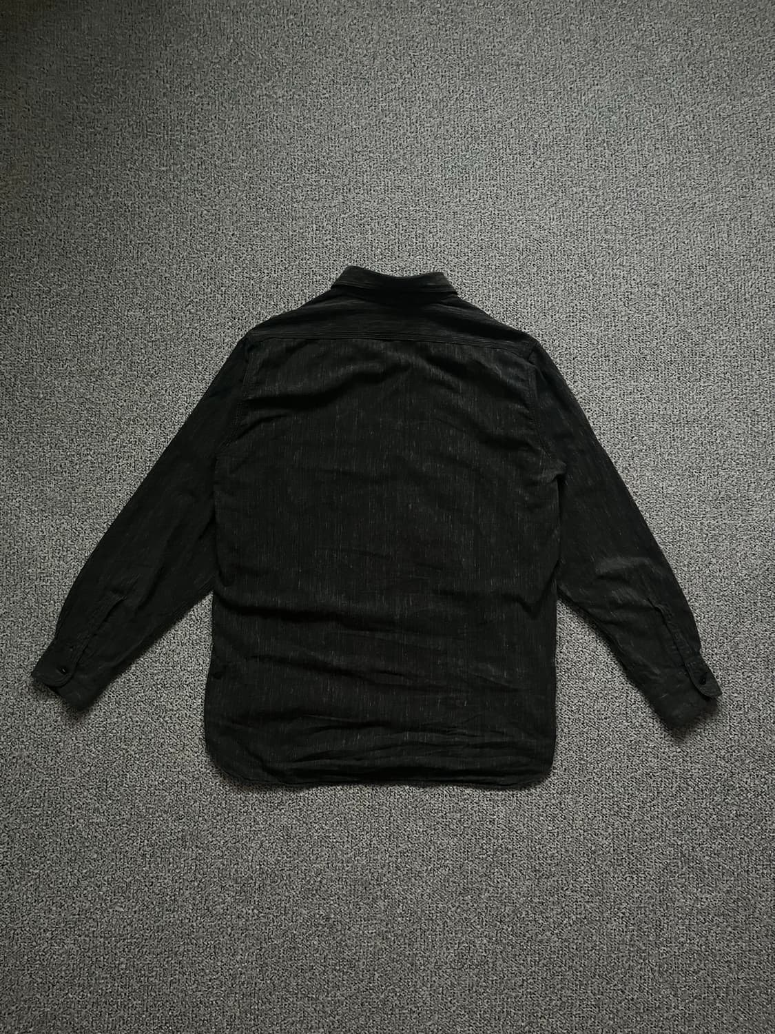 타임원클로딩 엣라코 블랙 샴브레이 워크 셔츠 16 상품이미지2