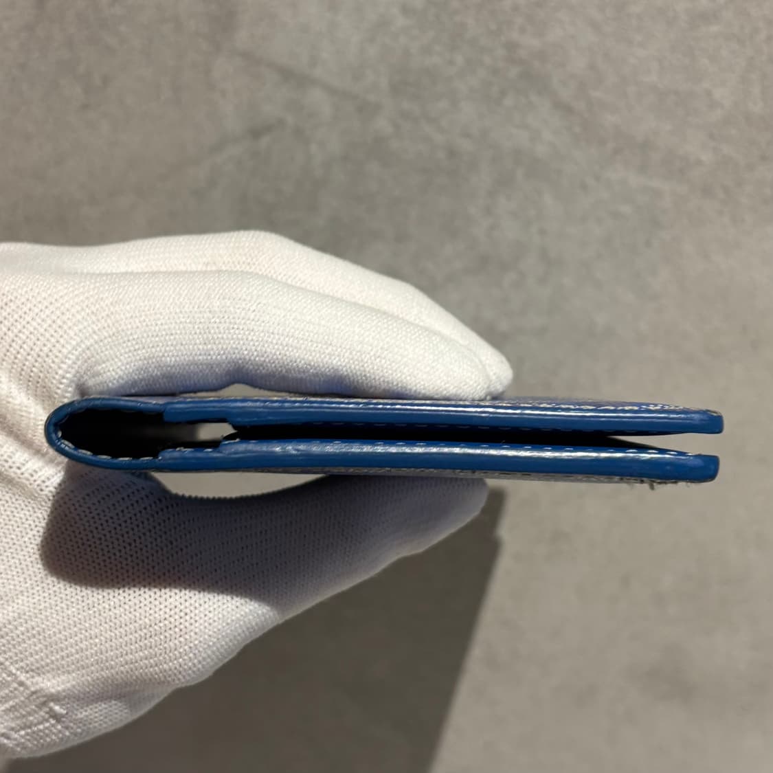 S OS사이즈 고야드 생로슈 장지갑 블루 (풀구성) 상품이미지5