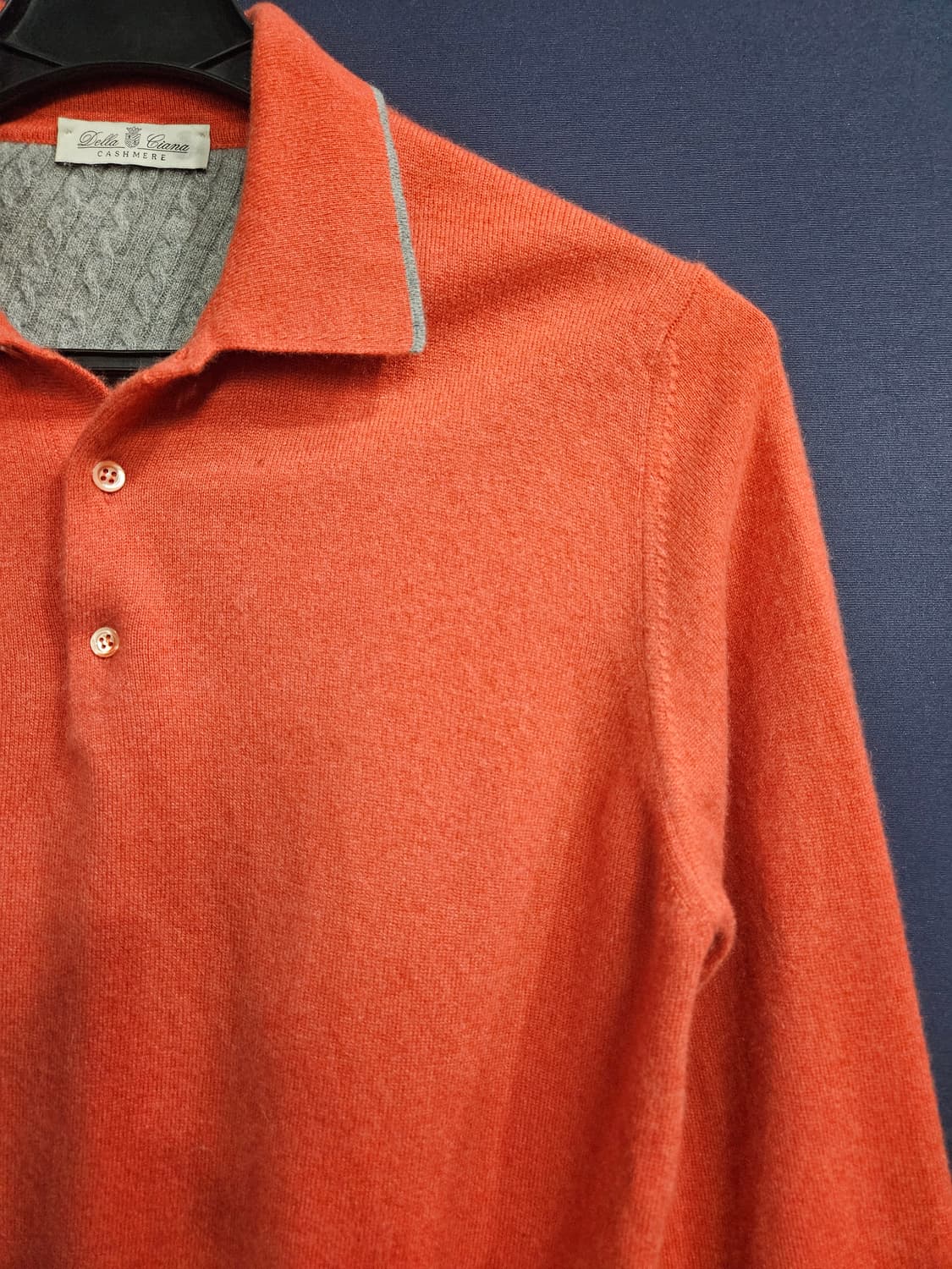 델라시아나 남성 100 캐시미어 100% 카라니트  상품이미지4