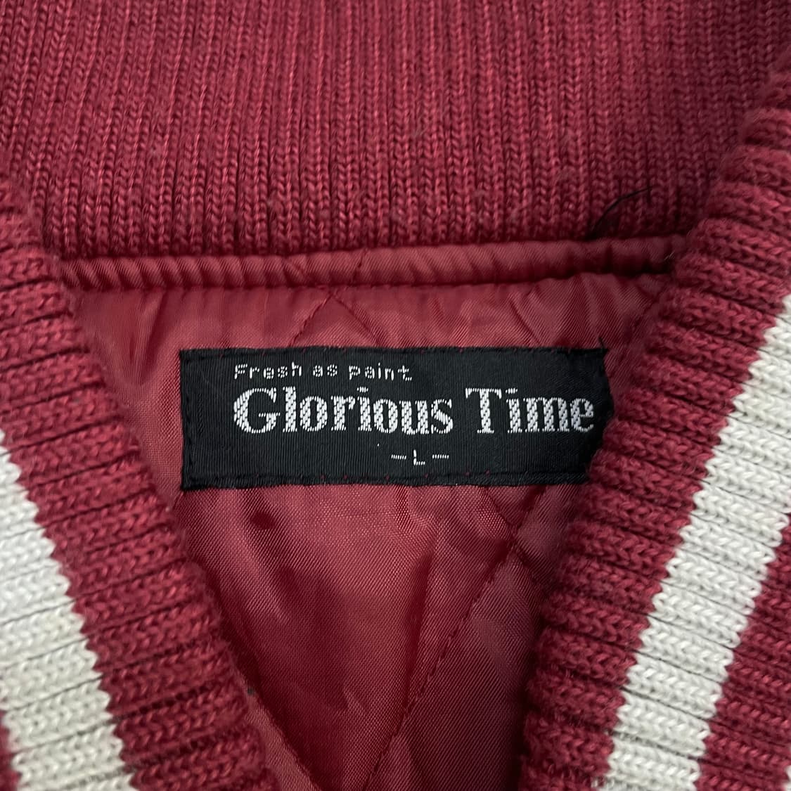 Jpn vintage 재페니즈 빈티지 타이거 스카잔 자켓 버건디  상품이미지5