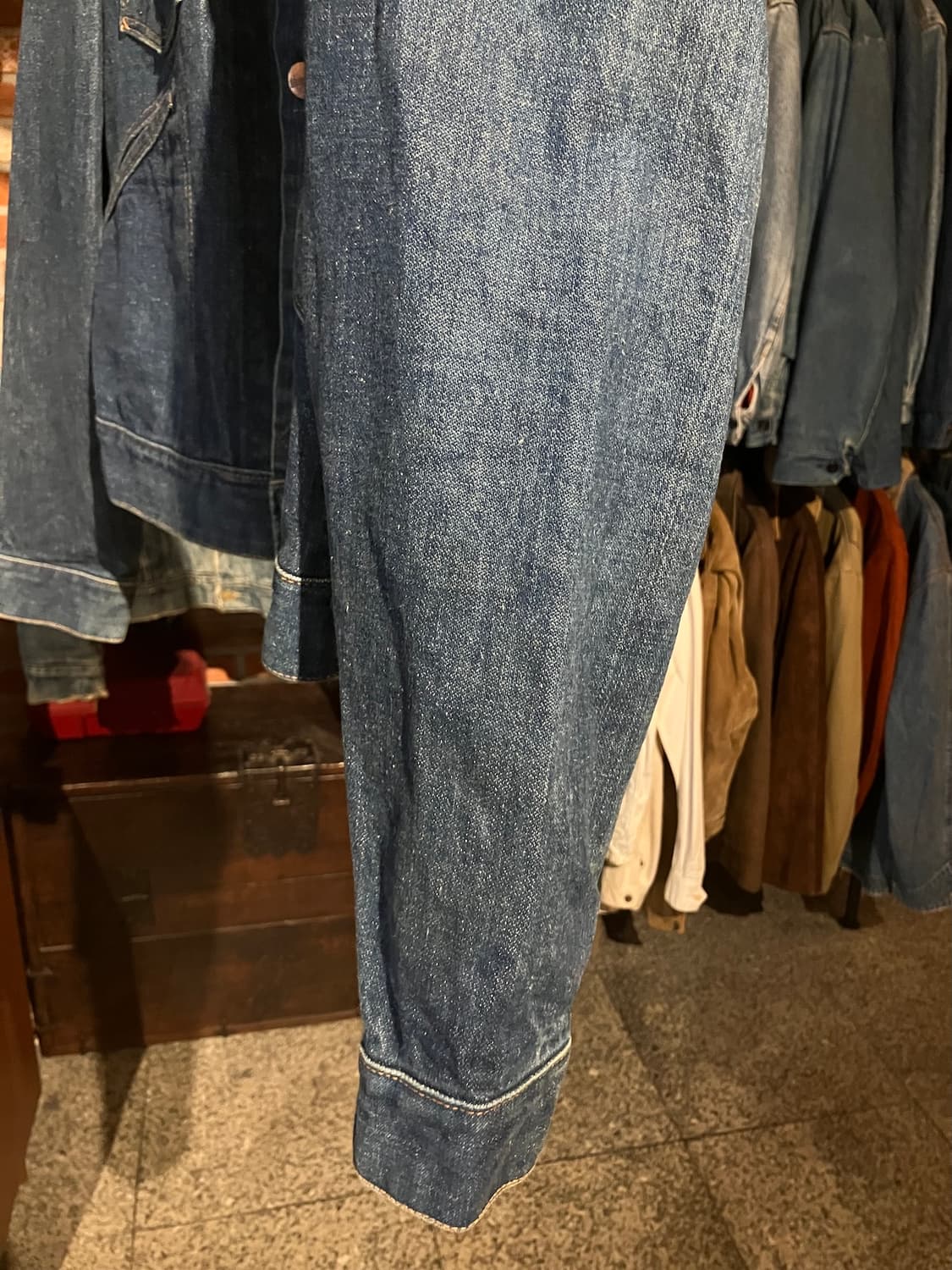 70s USA 빈티지 랭글러 124MJ 데님 자켓 상품이미지5