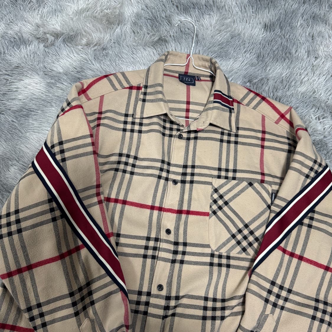 로맨틱크라운 체크남방 L사이즈 상품이미지4