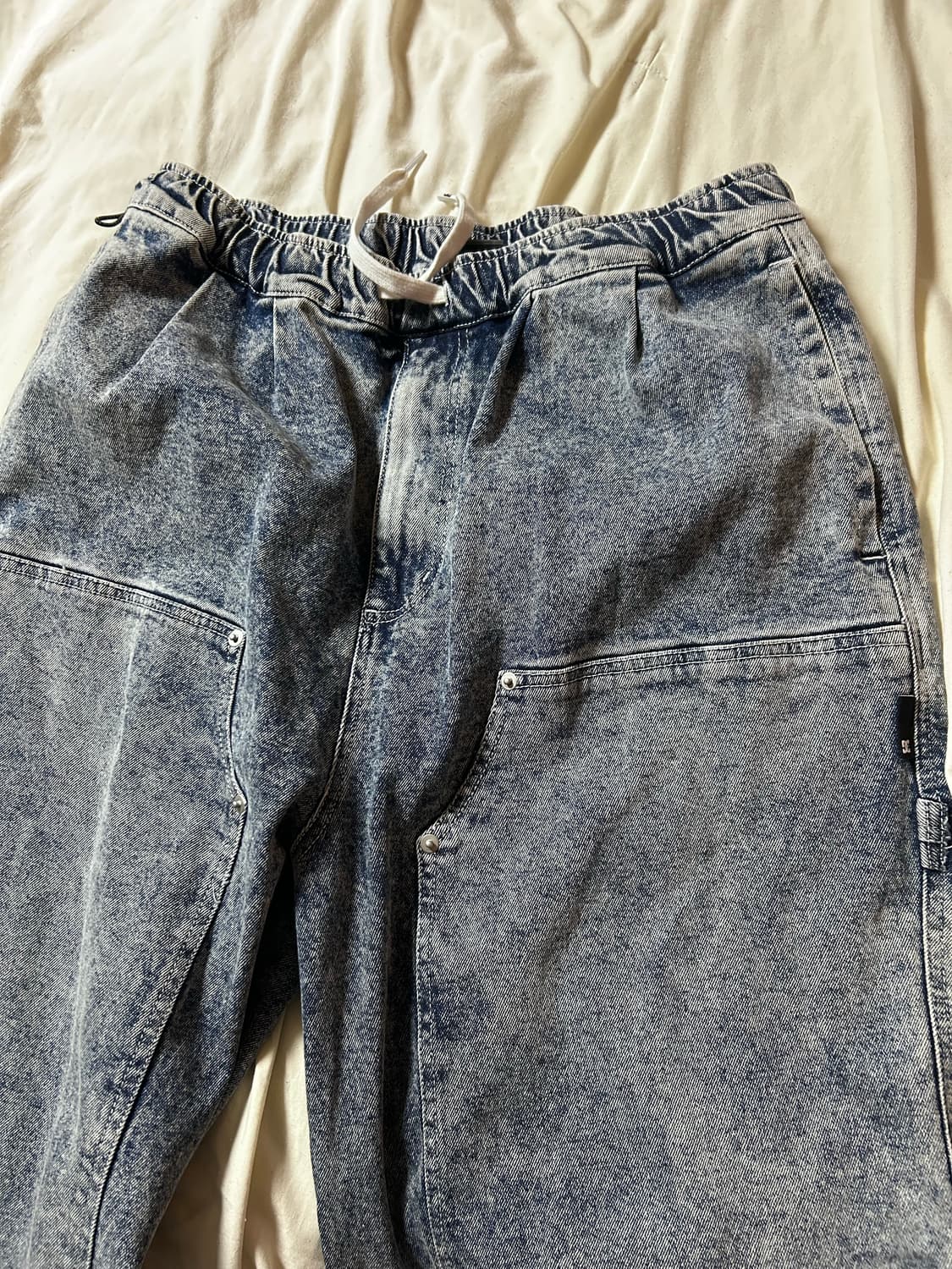 DC 스케이트보드 워싱 밴딩 데님팬츠  상품이미지1