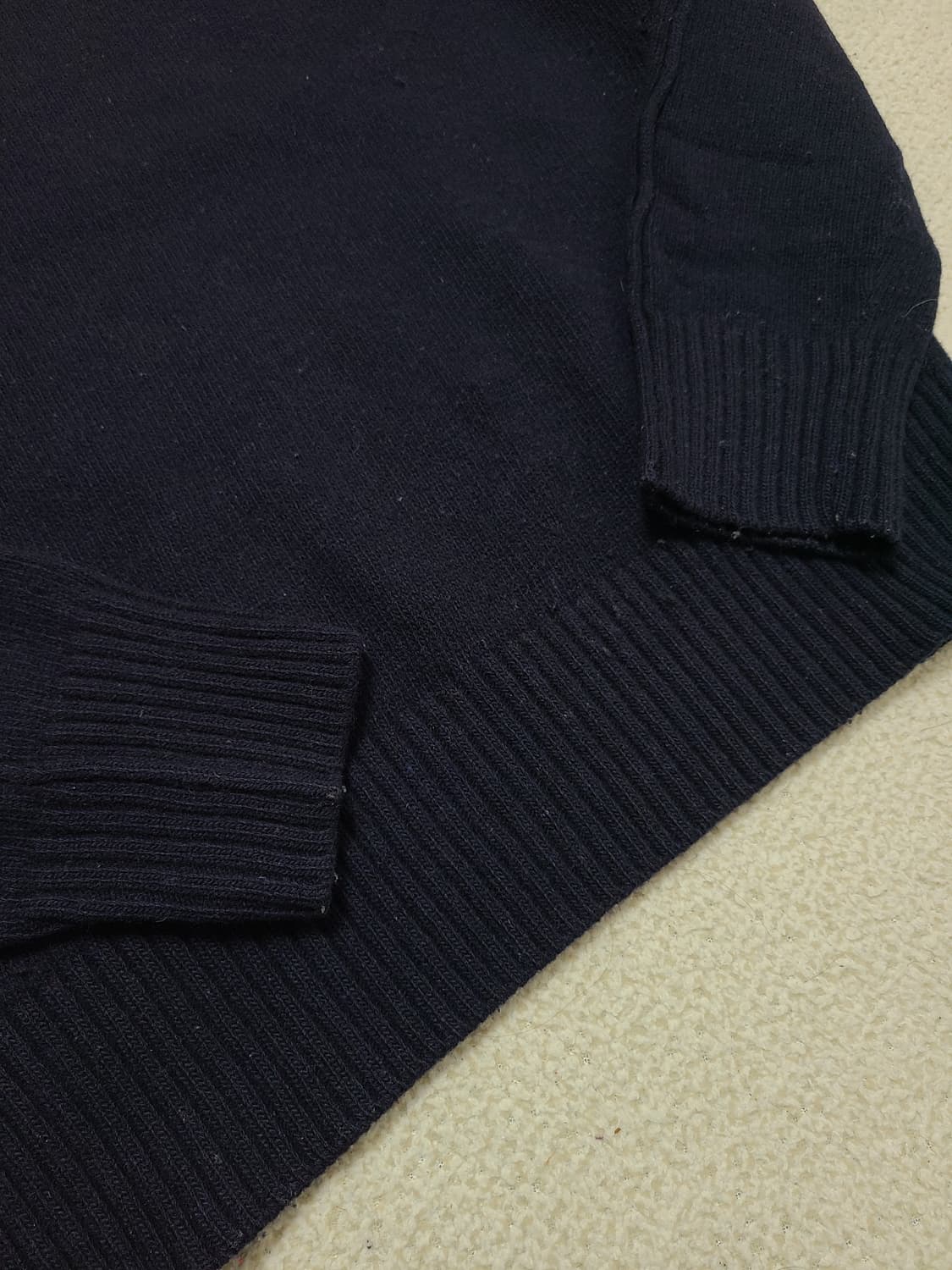 스톤아일랜드 네이비 라운드니트 M 상품이미지3