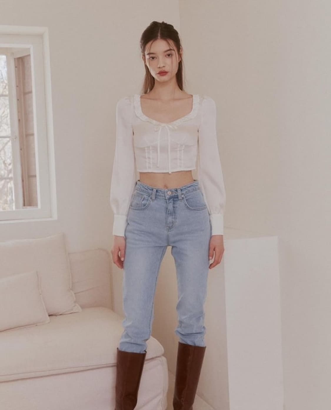 낫유어로즈 아이리스 블라우스 상품이미지1