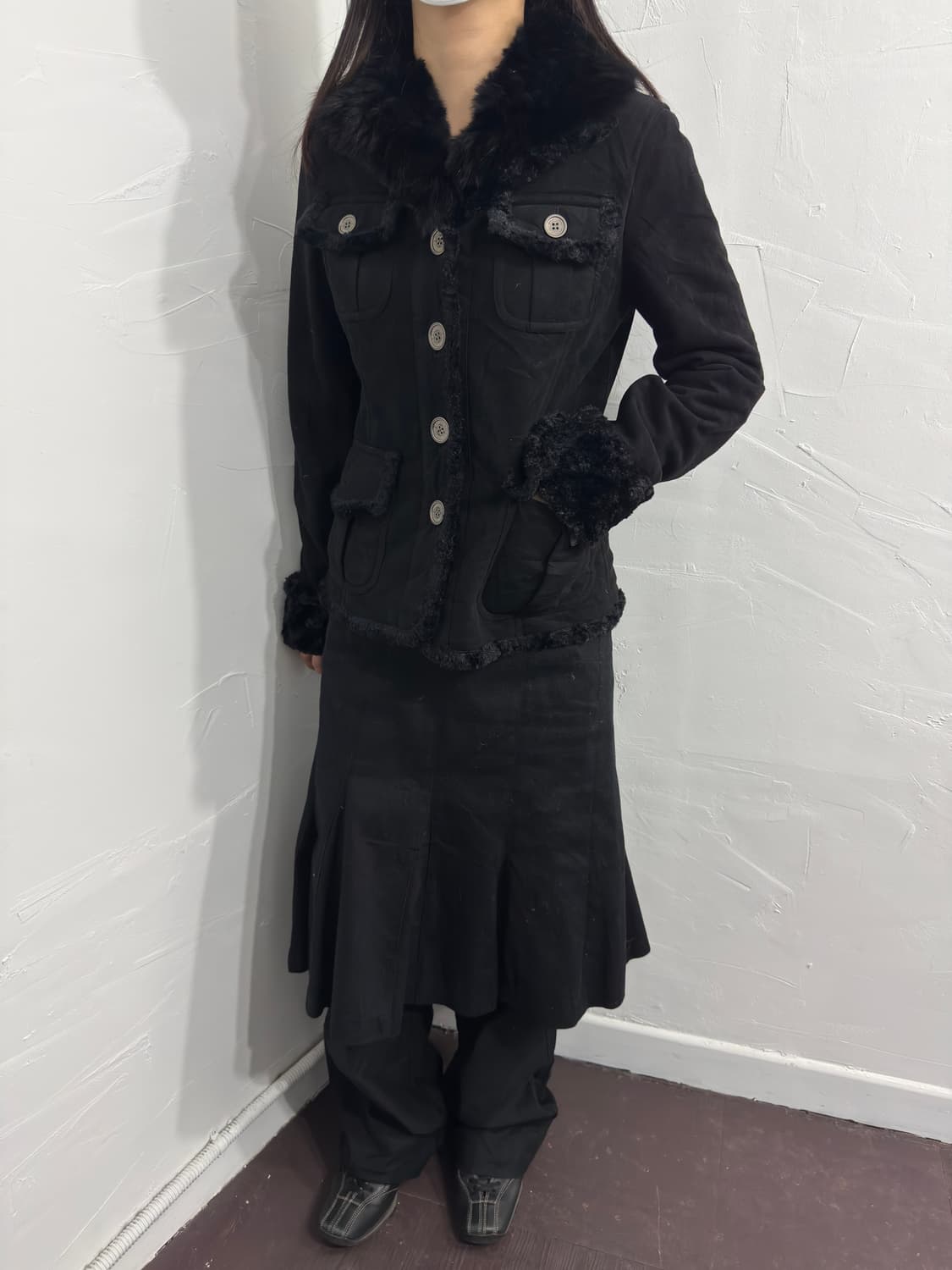 comme ca du mode faux fur design jacket 상품이미지4