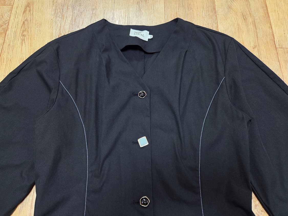 논로컬(NON LOCAL) V넥 노카라원피스 55-66 상품이미지2