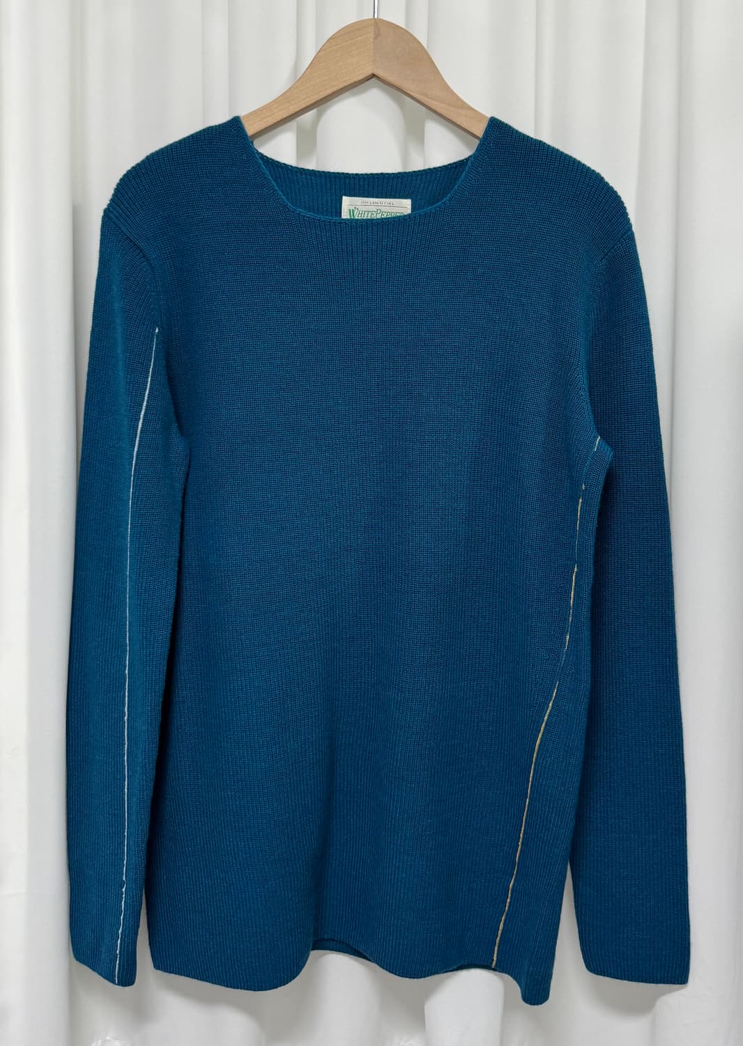 [새상품] 화이트페퍼 청록색 니트 상품이미지2