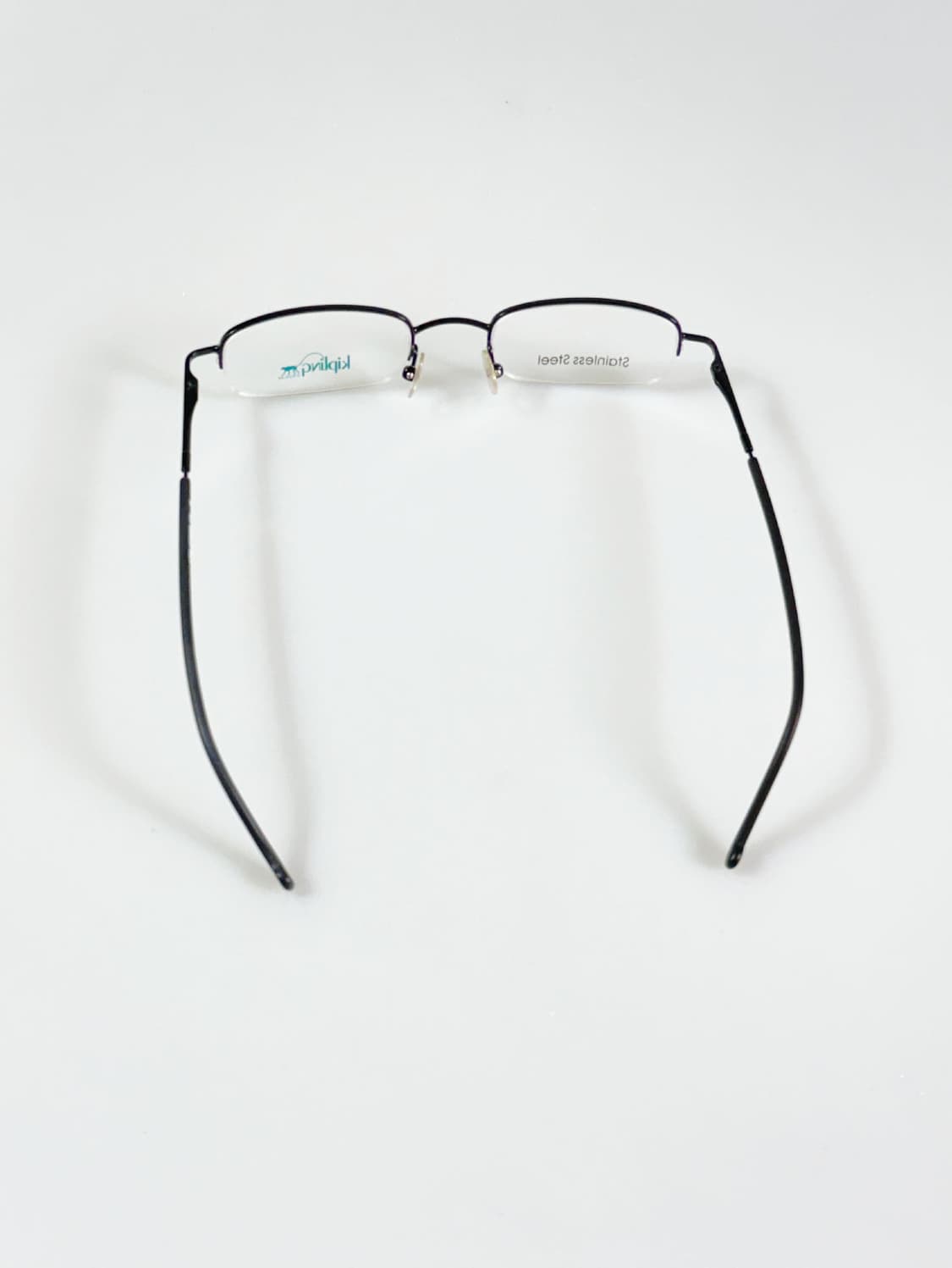 90s KIPLING 키플링 블랙 반무테 스퀘어 빈티지 안경 상품이미지5