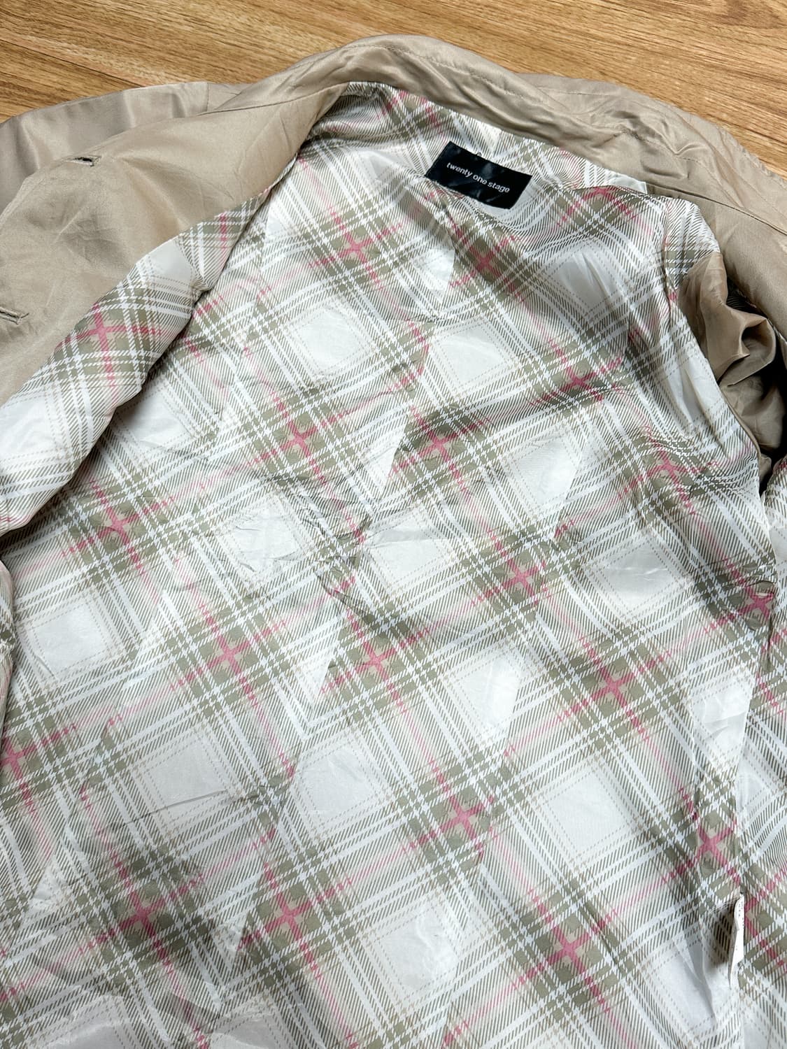 빈티지 라떼 트렌치 코트 자켓 히메갸루 로걀 모리걸 긱시크 라떼갸루 고딕 상품이미지3