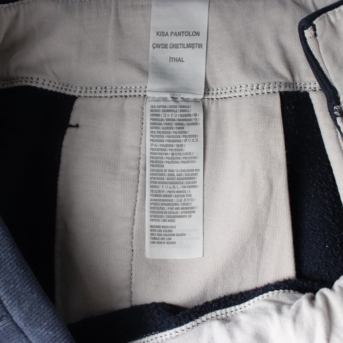 아베크롬비 네이비 컷오프 스웨트 하프 팬츠 L 상품이미지6