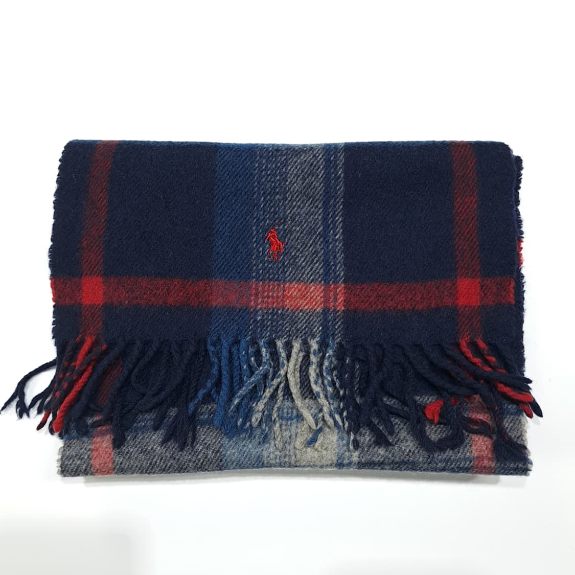 MX509 폴로 90s 스코틀랜드판 램스울 타탄체크 머플러 목도리 상품이미지7