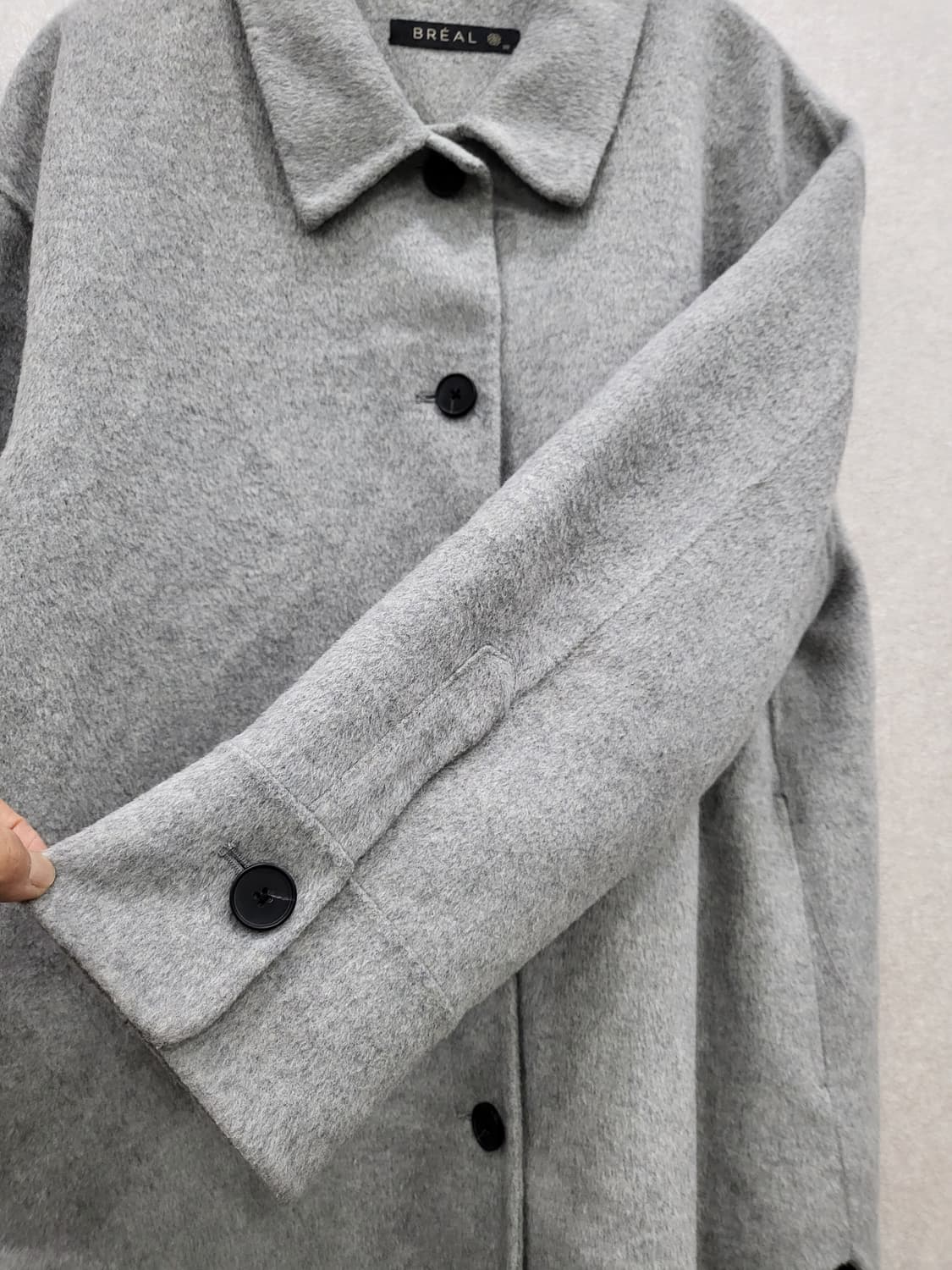BREAL 울 블렌드 카라 자켓 (66-77-88) 상품이미지3