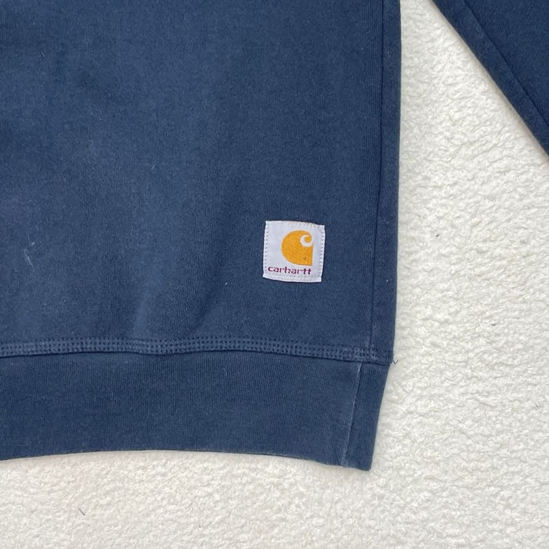 CARHARTT 네이비 맨투맨 S 상품이미지2