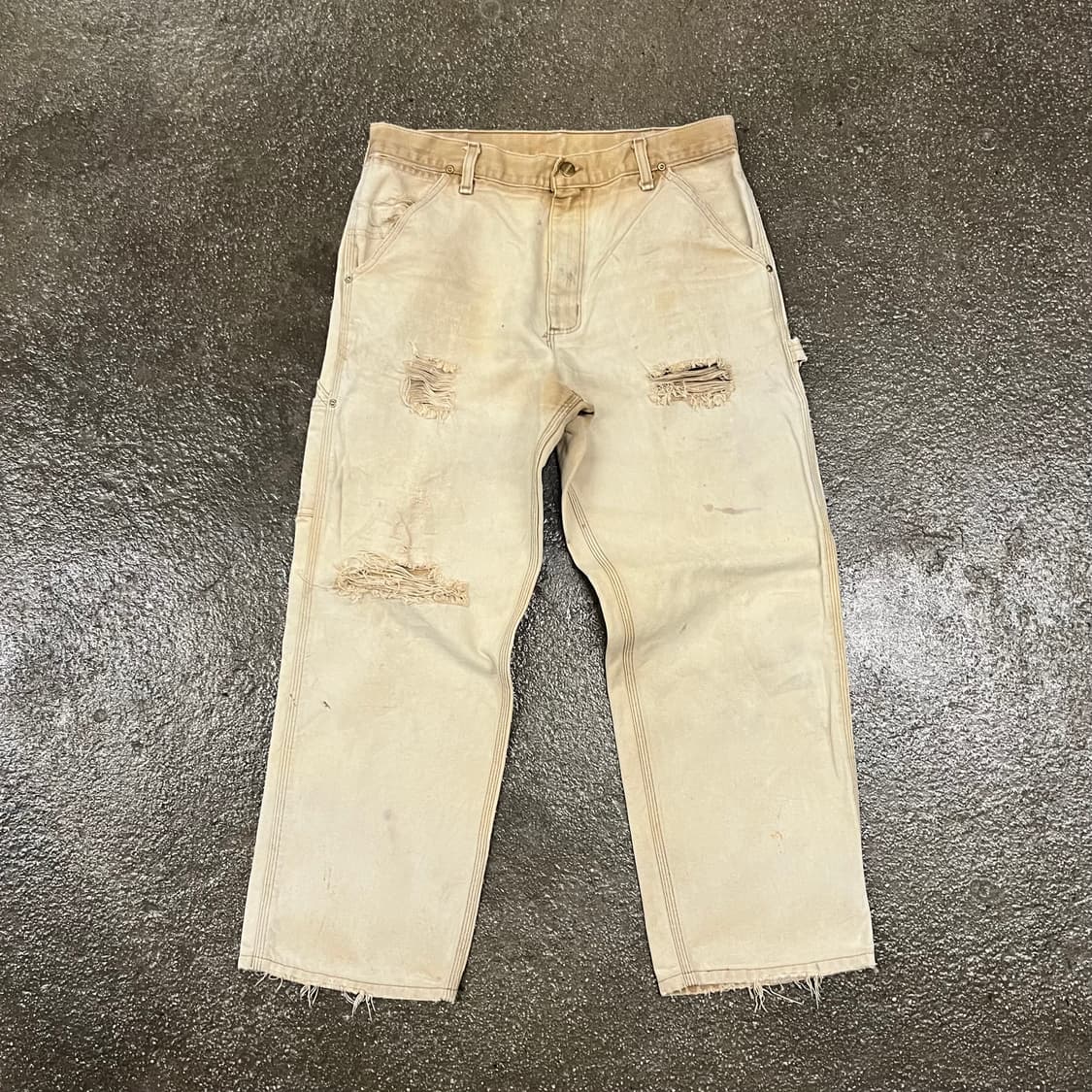 90s Carhartt 데미지 카펜터 팬츠 (32“) 상품이미지1