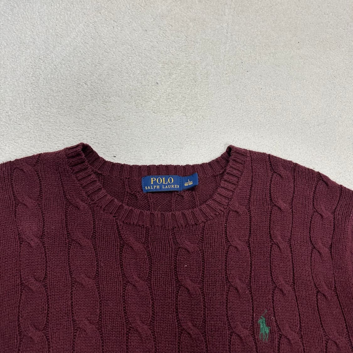 Polo Red Brown Cable Knit 상품이미지6