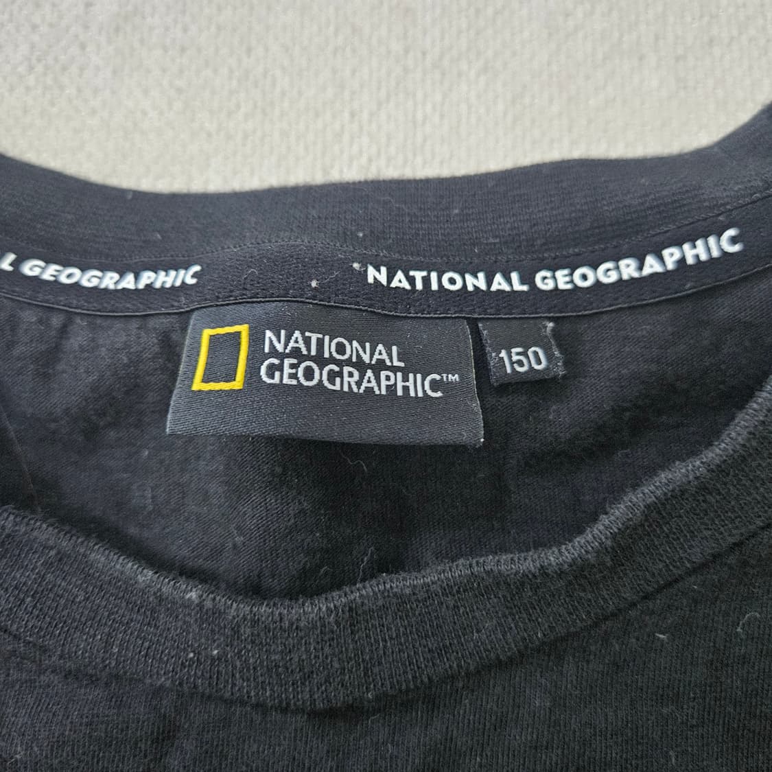 150 네셔널지오그래픽 키즈 빅로고 긴팔 0330Y 상품이미지3