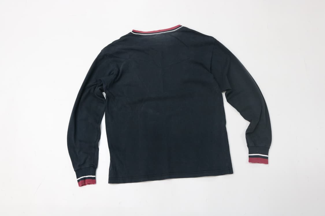 Hanes 헤인즈 빈티지 넥라인 스트라이프 네이비 롱슬리브 (M) 상품이미지5