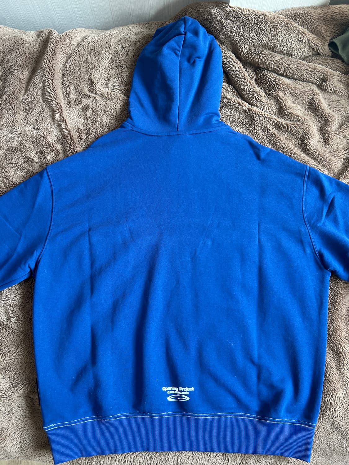 오프닝프로젝트 Identity Hoodie Cobalt Blue 2사이즈 상품이미지2