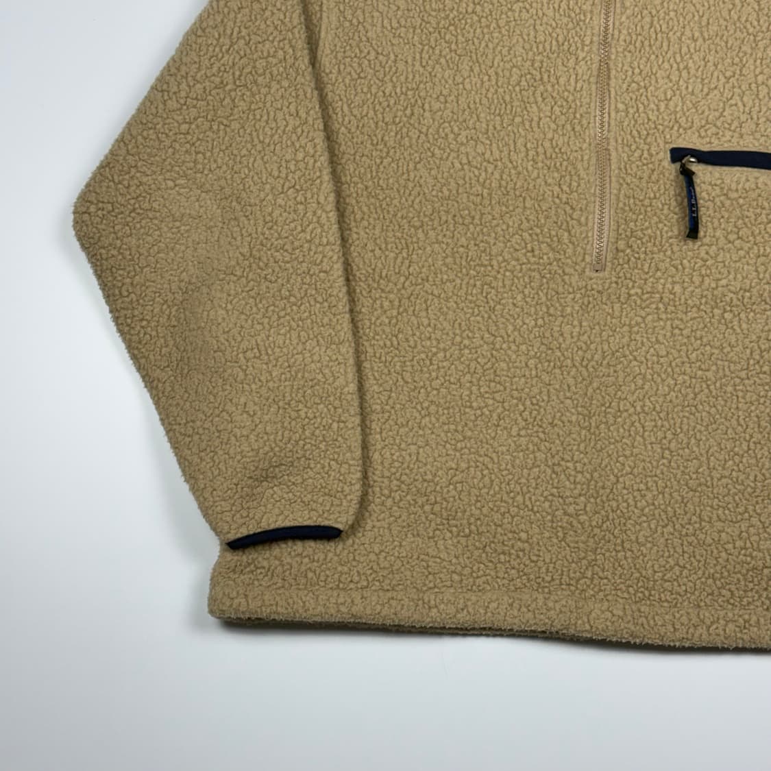 (105) 80s 엘엘빈 플리스 풀오버 내추럴 상품이미지4