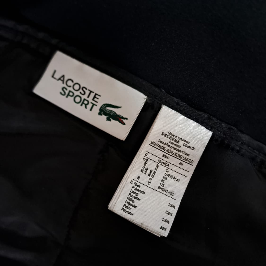 (택포) 라코스테 스포츠 경량패딩 100-105 B359 상품이미지8