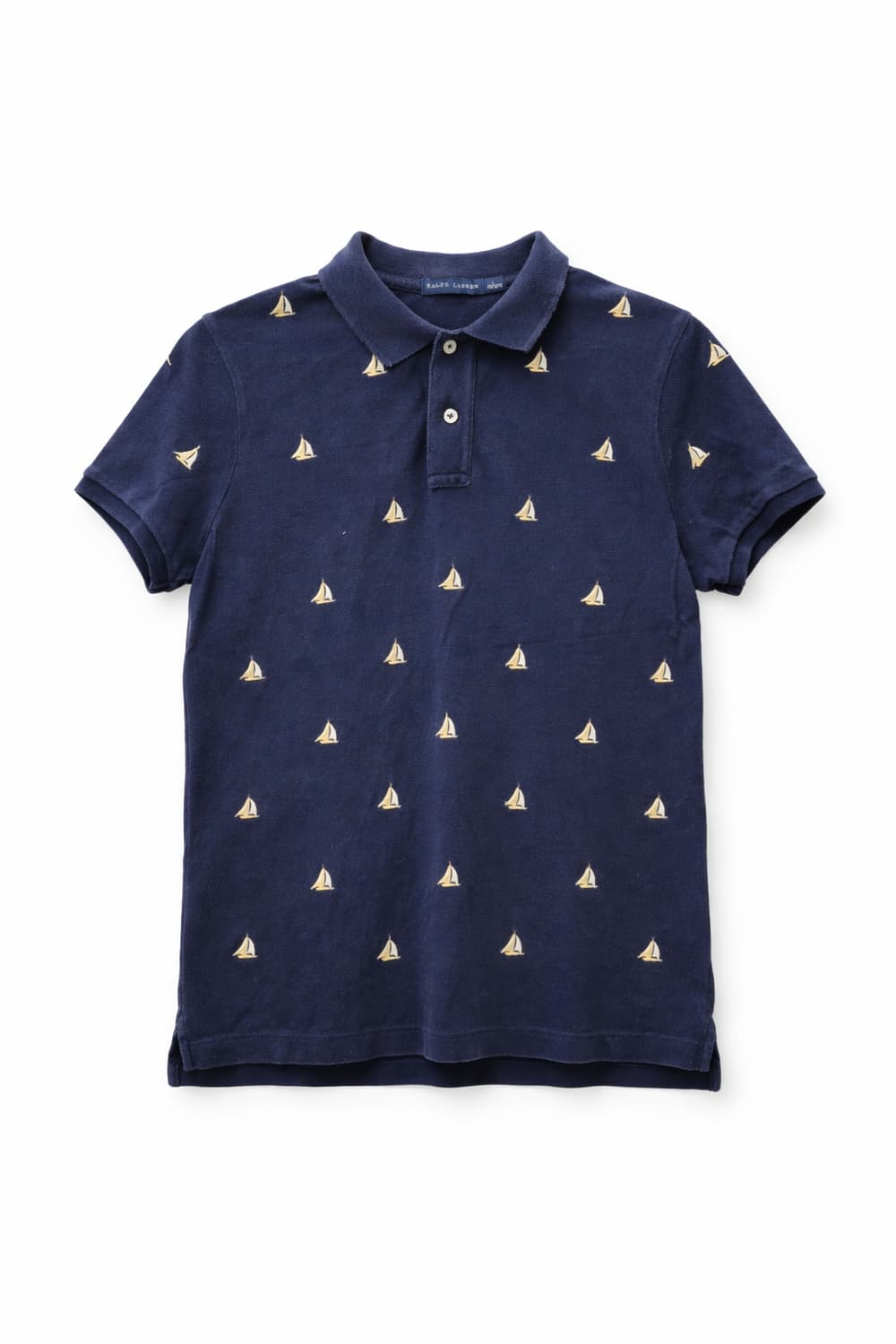 랄프로렌 네이비 보트 패턴 폴로티 L 상품이미지1